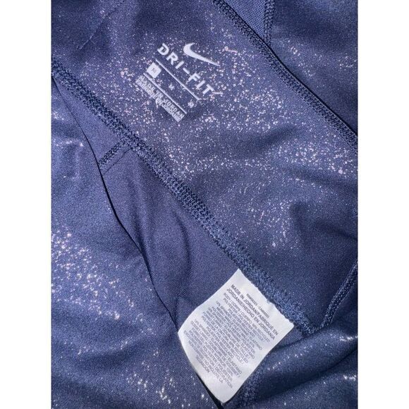 Nike dri fit active leggings/pants blue glitter;sparkle,splatter - Picture 4 of 5